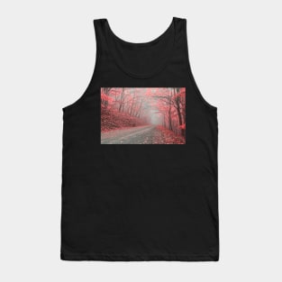 Misty Forest Road - Tickle Me Pink Tank Top